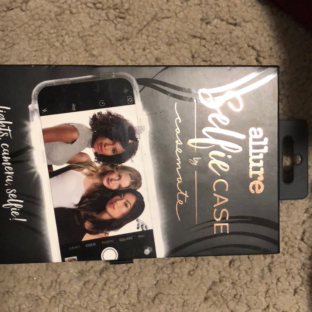 Rose gold selfie case